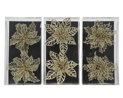 Kaemingk Flower On Clip Assorted - Pearl