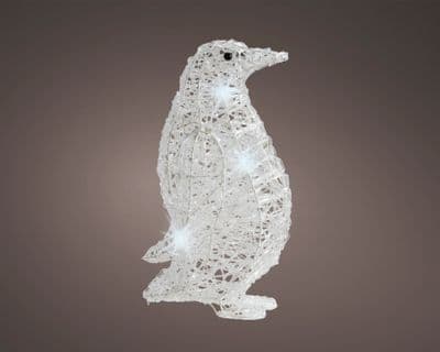Kaemingk LED Acrylic Penguin Flash Cool White - 40l
