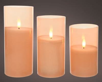 Kaemingk Led Candle Mix Warm White - 7.5 - 17.5