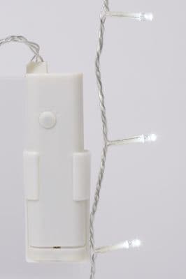 Kaemingk LED Durawise Outdoor Twinkle Lights - 192 Bulb Cool White With Clear Cable