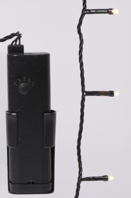 Kaemingk LED Durawise Outdoor Twinkle Lights - 480 Bulb Warm White With Black Cable