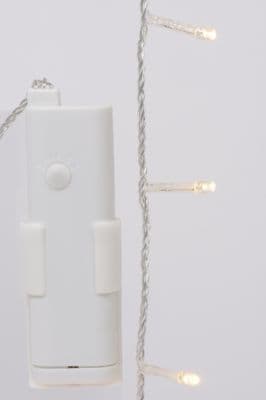 Kaemingk LED Durawise Outdoor Twinkle Lights - 96 Bulb Warm White With Clear Cable