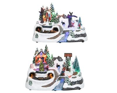 Kaemingk LED Fibre Optic Village - Assorted Designs Available