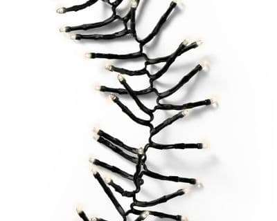 Kaemingk LED Outdoor Durawise Twinkle Cluster Lights 200cm - Warm White With Black Cable