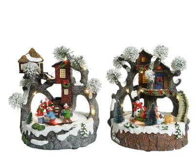 Kaemingk LED Tree House - Warm White 10 Light