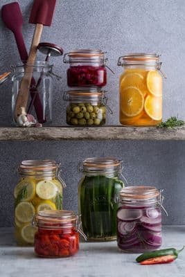 Kilner Clip Top Jar - Square - 2L
