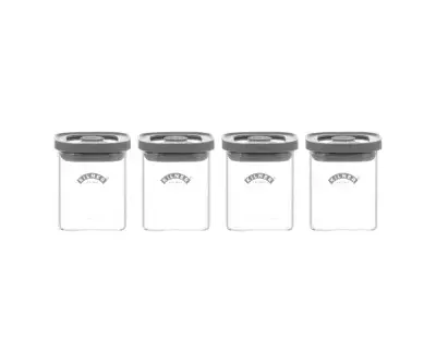 Kilner Fresh Storage 4pce Spice Jar Set 0.16 Litre