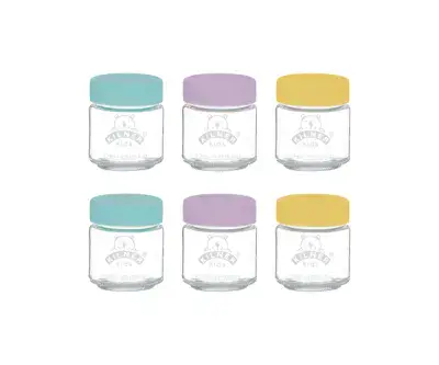 Kilner Set Of 6 Kids Jars 110ml