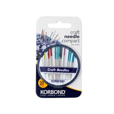 Korbond Craft Needle Compact - 28 Piece