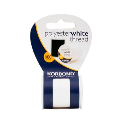 Korbond Extra Strong White Thread - 1000m