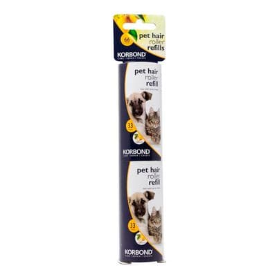 Korbond Pet Hair Roller Refill Fragranced - 2x4.9m