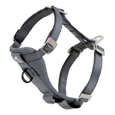 KURGO ENHANCED STRENGTH TRU-FIT SMART HARNESS CHARCOAL