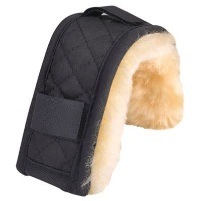 Lambskin Nose or Chin Protection Black/Natural