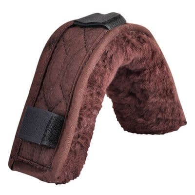 Lambskin Nose or Chin Protection Brown