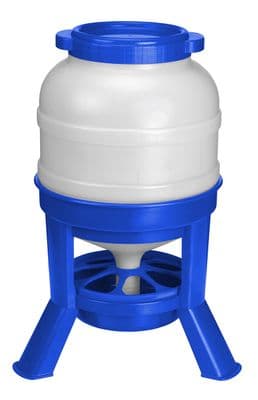 Large Feeder with Legs - 30lt - Blue/White