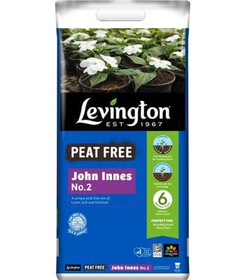 Levington Peat Free John Innes No 2 Compost - 10L