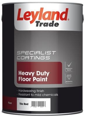 Leyland Trade Heavy Duty Floor Paint 5L - Tile Red