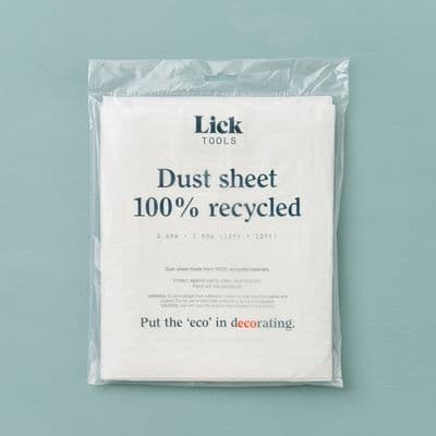 LickTools 100% Recycled Dust Sheet
