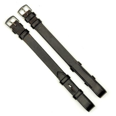 Mackey Classic Cheek Pieces 5/8in Cob BLACK