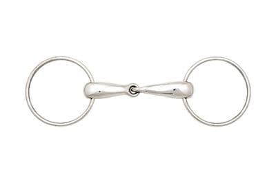 Mackey Normal Ring Hollow Mouth Snaffle (Thick) 5.5