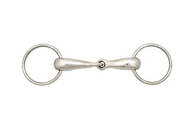 Mackey Normal Ring Hollow Mouth Snaffle (Thin) 4.5