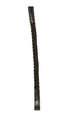 Mackey Plaited Browband Black Pony