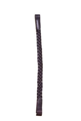Mackey Plaited Browband Brown Full
