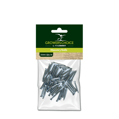 Masonry Nails 25mm 50pk