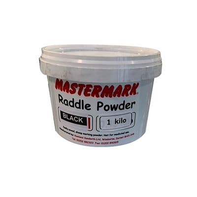 MASTERMARK RADDLE POWDER - 1 KG - BLACK