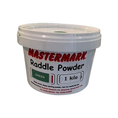 MASTERMARK RADDLE POWDER - 1 KG - GREEN