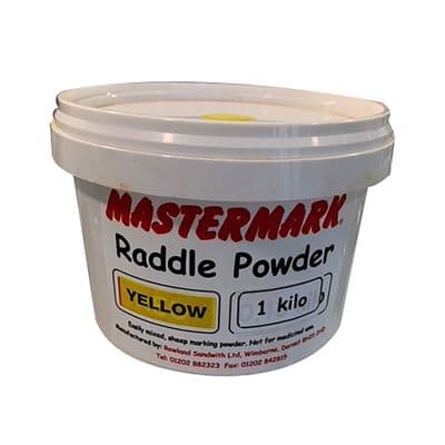 MASTERMARK RADDLE POWDER - 1 KG - YELLOW
