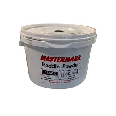 MASTERMARK RADDLE POWDER - 2.5 KG - BLACK