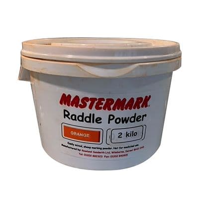 MASTERMARK RADDLE POWDER - 2.5 KG - ORANGE