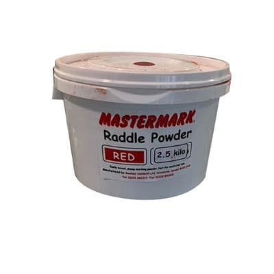 MASTERMARK RADDLE POWDER - 2.5 KG - RED