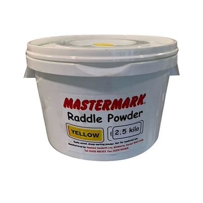 MASTERMARK RADDLE POWDER - 2.5 KG - YELLOW