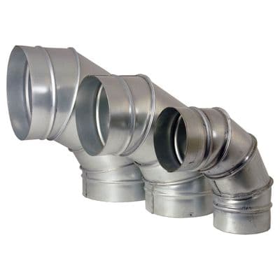 Metal 90 Degree Bend 100mm (4