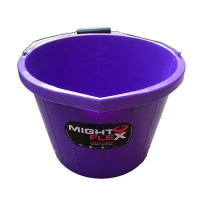 MIGHTYFLEX HEAVY DUTY MULTI PURPOSE BUCKET 15 LT - PURPLE