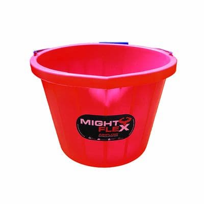 MIGHTYFLEX HEAVY DUTY MULTI PURPOSE BUCKET 15 LT - RED