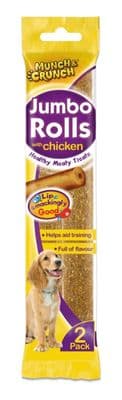 Munch & Crunch Jumbo Rolls With Chicken - 2 Pack