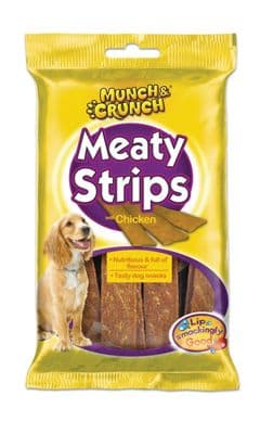 Munch & Crunch Meaty Strips - Chicken / 18 Pack