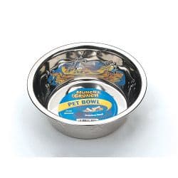 Munch & Crunch Metal Pet Bowl - 1.2L