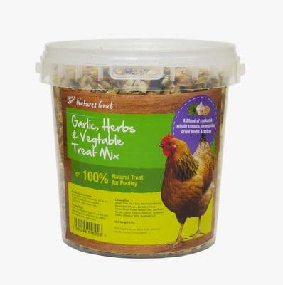 NATURE'S GRUB GARLIC HERBS & VEGETABLE TREAT MIX