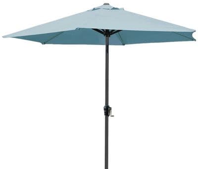 Pagoda 2.5m Crank & Tilt Parasol - Sky Blue