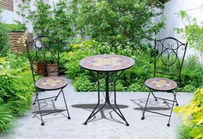 Pagoda Ceramic Bistro Set - Spiro