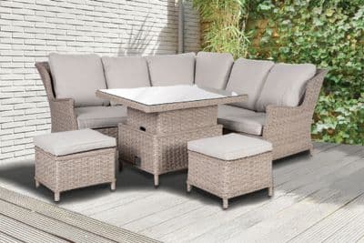 Pagoda Chambery Deluxe Compact Corner Set - Beige
