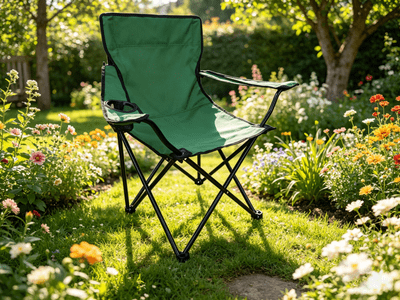 Pagoda Folding Camping Chair - Dark Green