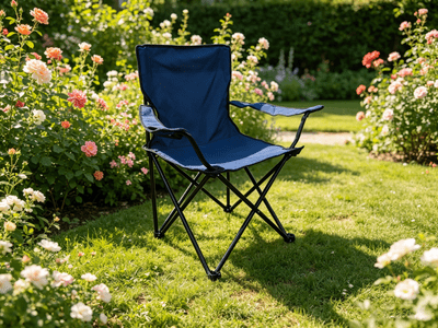 Pagoda Folding Camping Chair - Navy