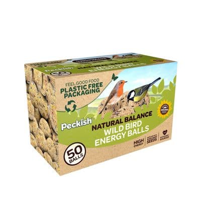 PECKISH NATURAL BALANCE ENERGY BALLS  50 PACK (4 KG)