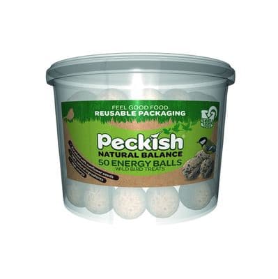 PECKISH NATURAL BALANCE ENERGY BALLS - 50 PACK (4 KG)