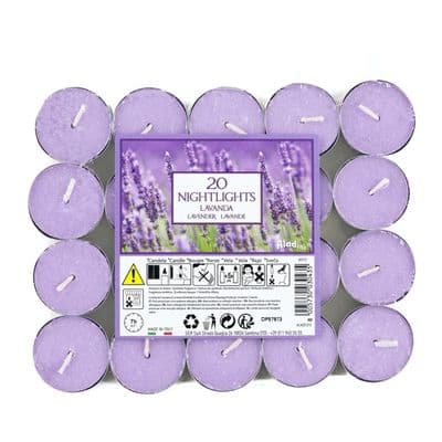 Petali 7 Hour Nightlights Pack 20 - Lavender